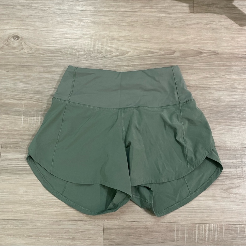 lululemon athletica Olive Green Athletic Shorts